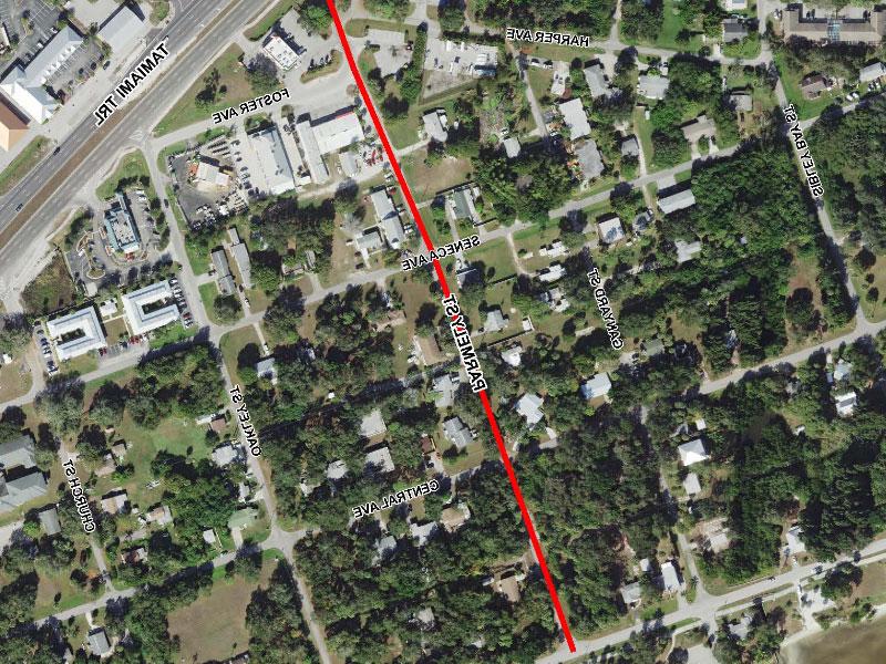 Charlotte Harbor CRA - Parmely Street road widening and sidewalk 正规澳门赌博网址大全 Image